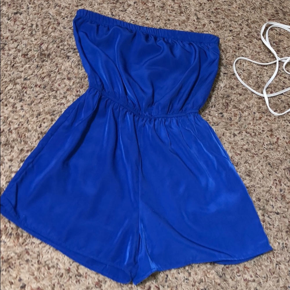 Blue romper from forever 21